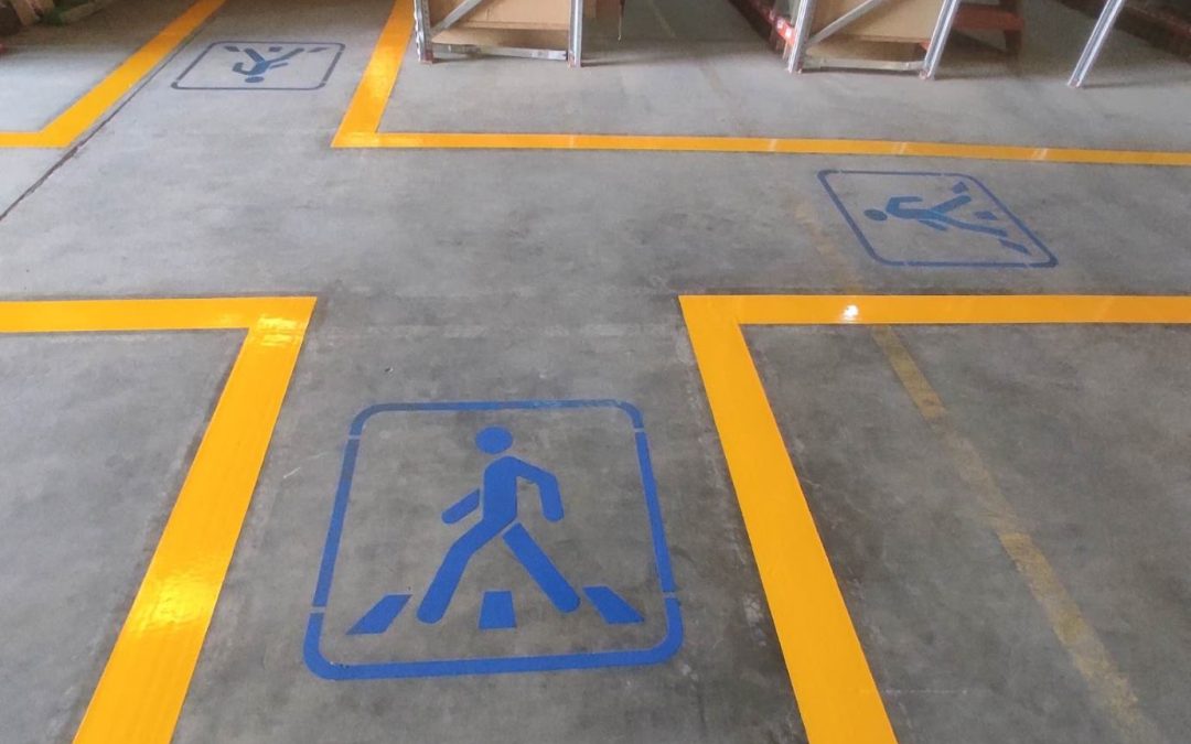 Διαγράμμιση & Βαφή Βιομηχανικών Δαπέδων